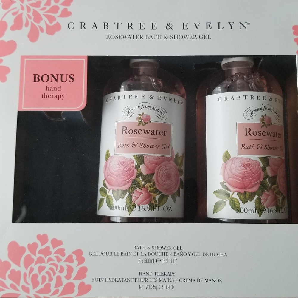 Crabtree & Evelyn rosewater bath and shower gel